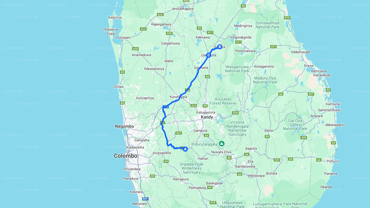 Sigiriya ja Dambulla Kitulgalast