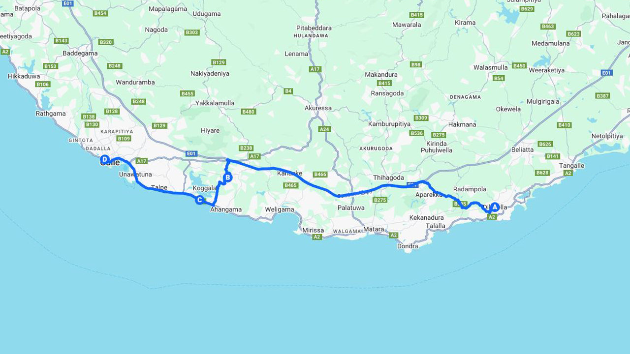 Lõunaranniku tipphetked Dikwellast