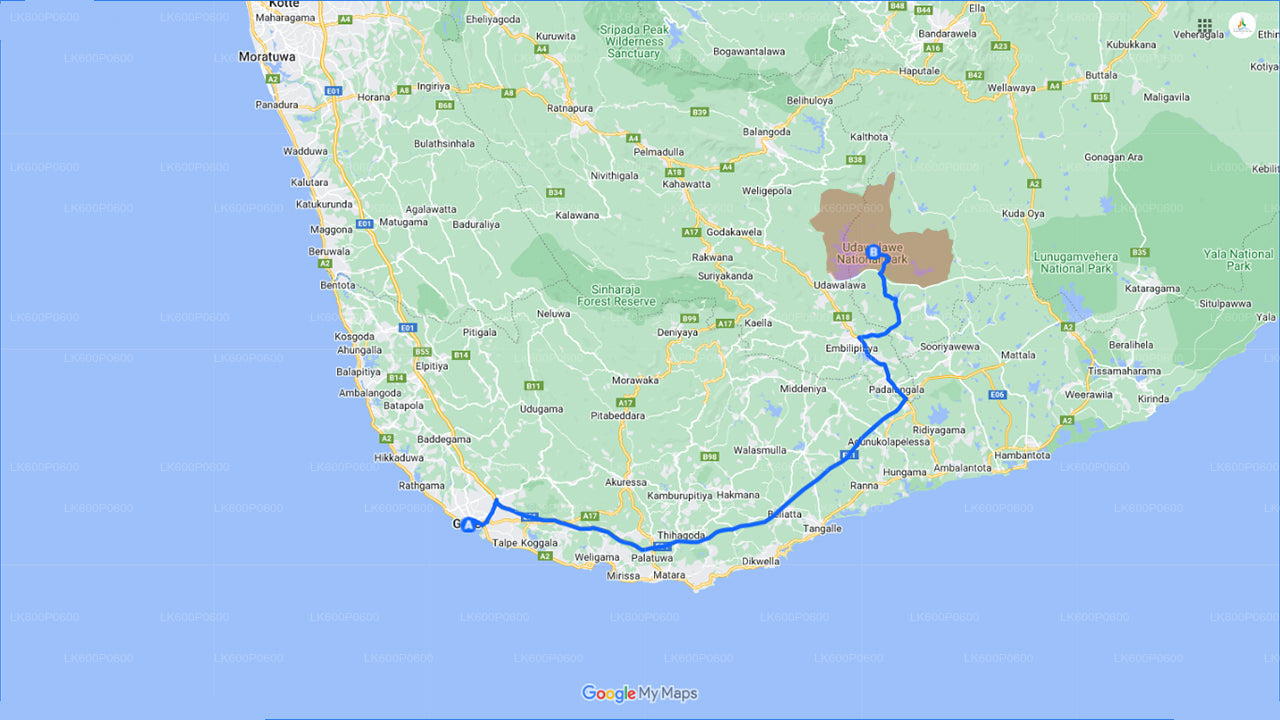 Udawalawe rahvuspargi safari Galle'ist