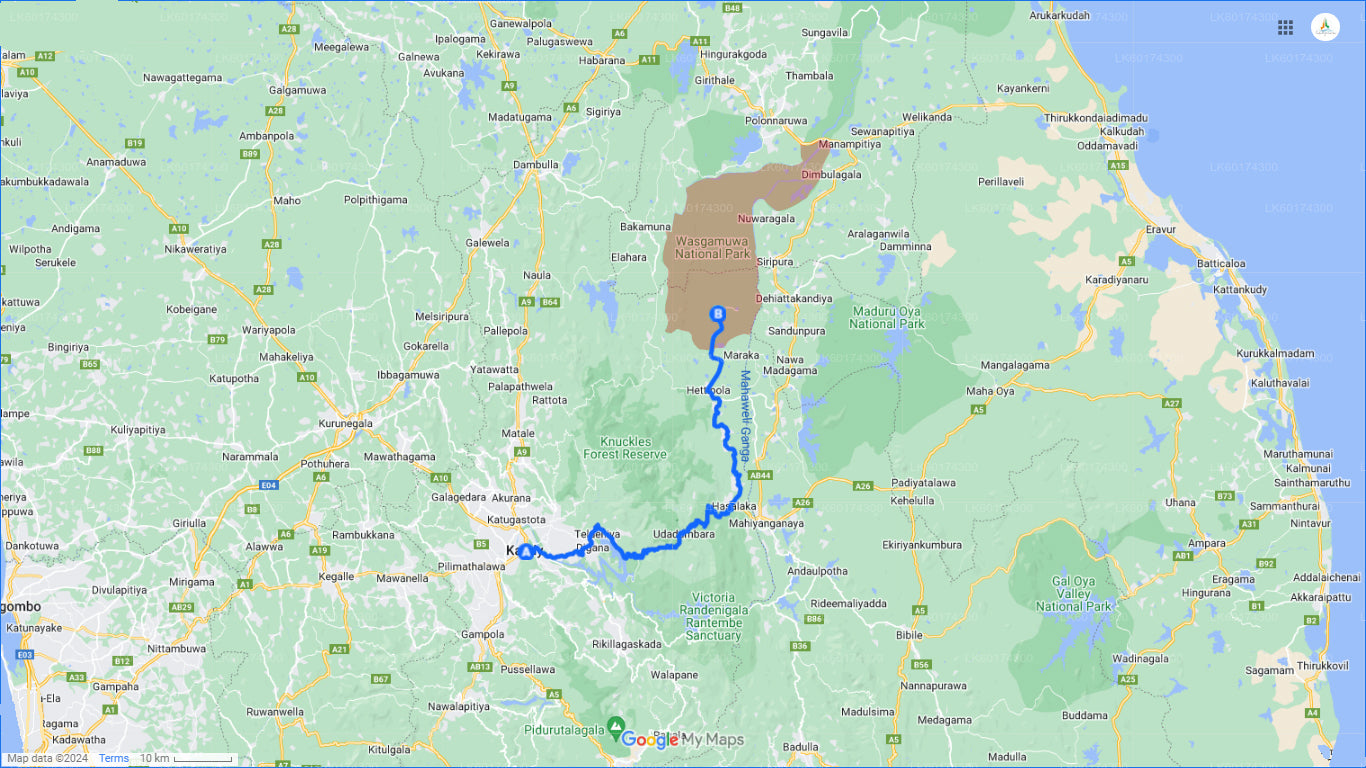 Wasgamuwa rahvuspargi safari Kandyst
