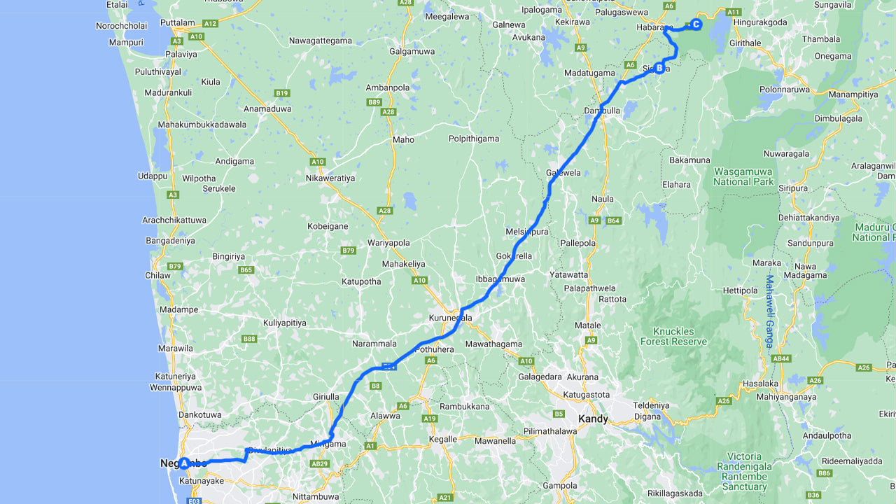 Sigiriya Rock ja Wild Elephant Safari Negombost