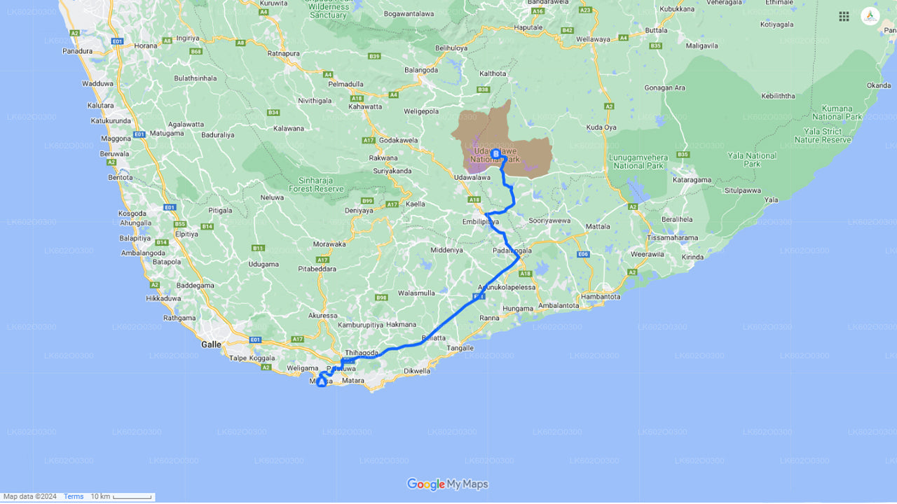 Udawalawe rahvuspargi safari Mirissast