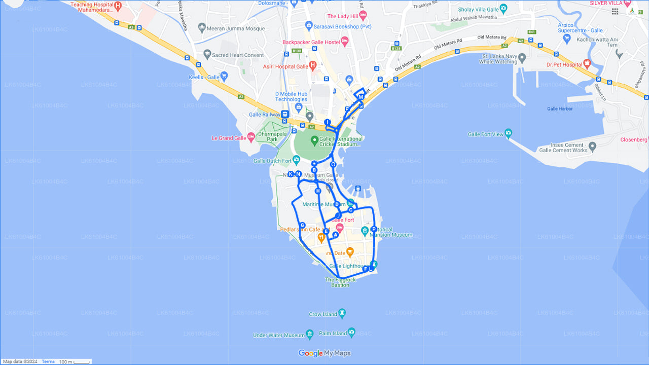 Galle kindluse jalutuskäik kohalikuga
