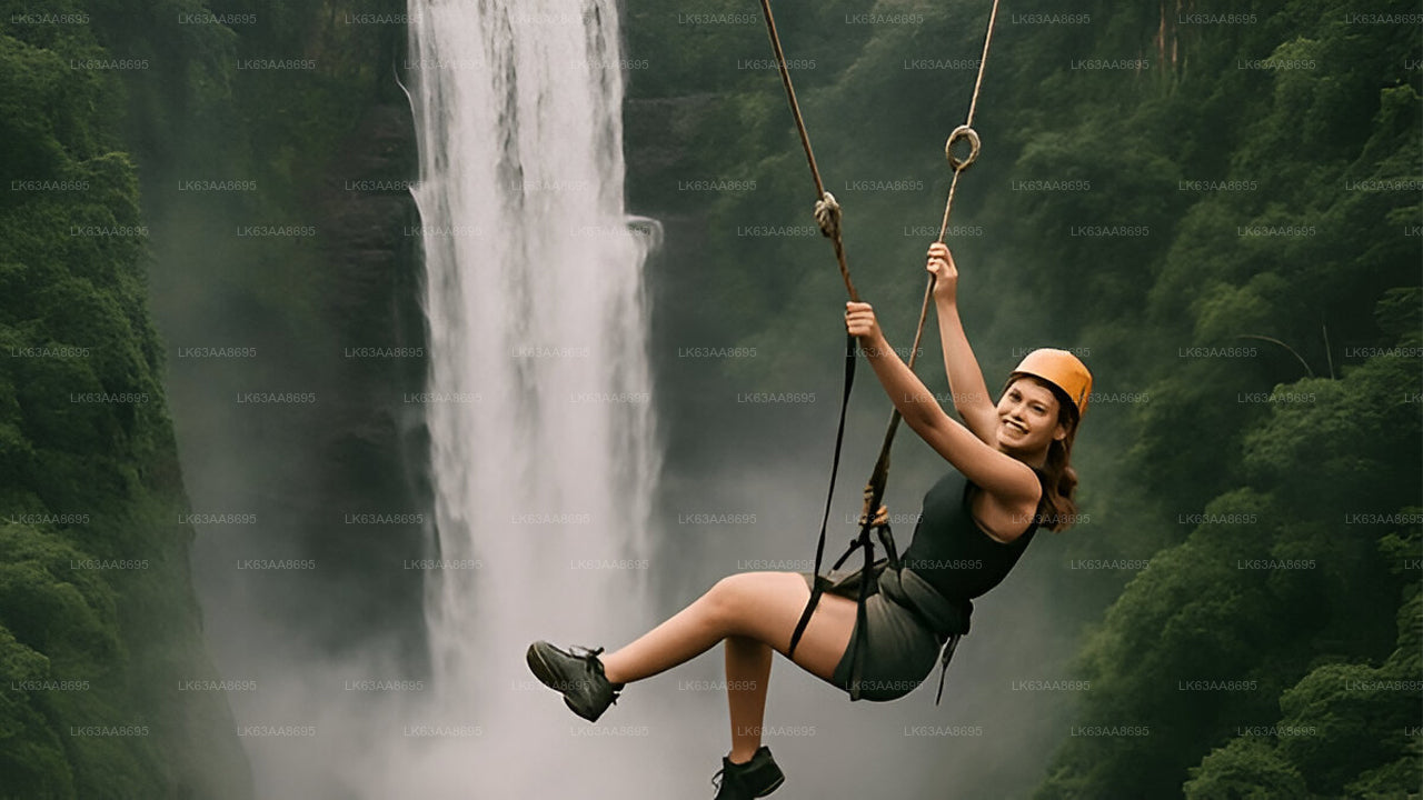 Lakshapana Waterfall Rope Jump