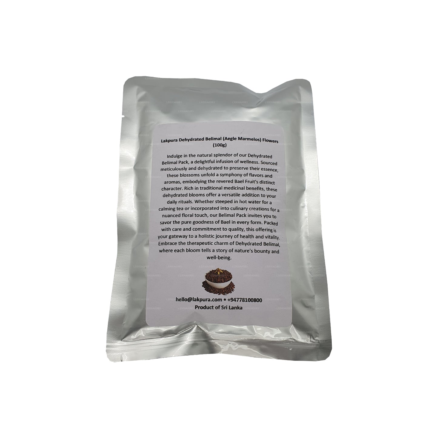 Lakpura kuivatatud Belimal (Aegle Marmelos) lilled