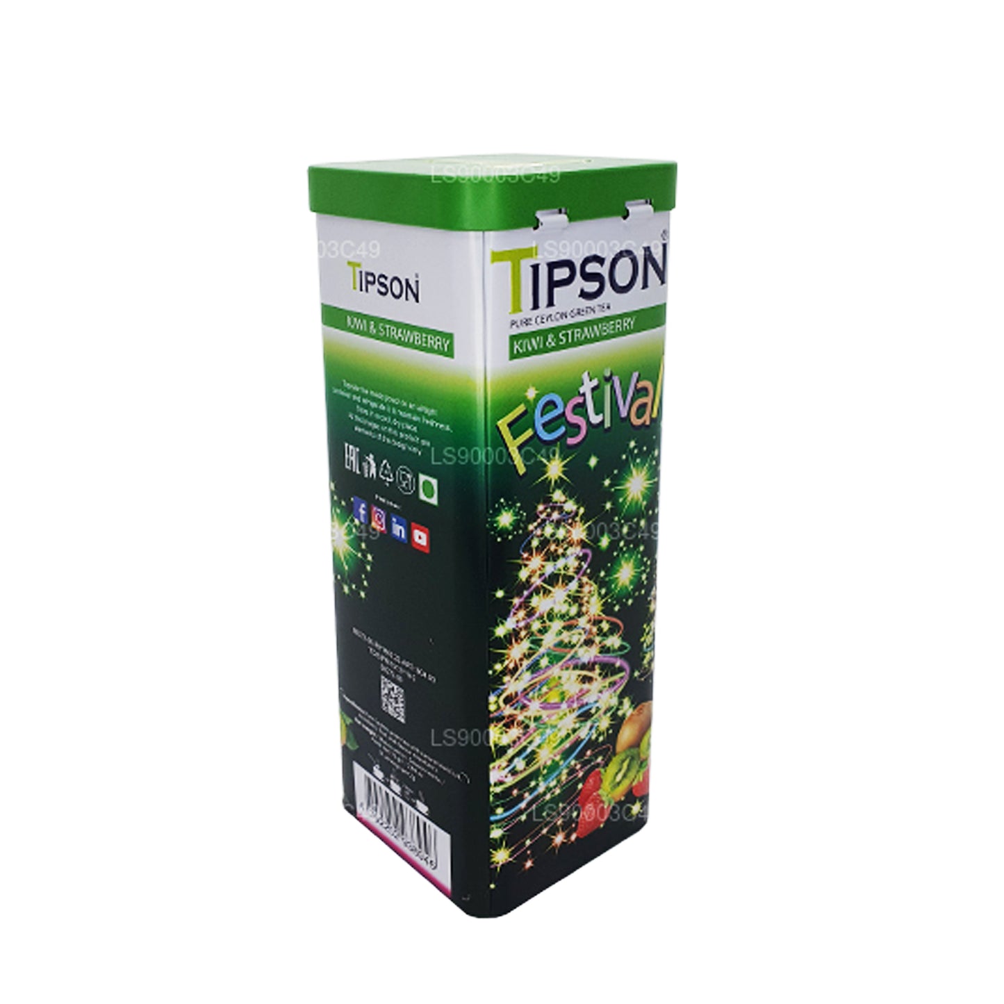 TIPSON FESTIVAL Kiwi & Strawberry güner Tee 75g