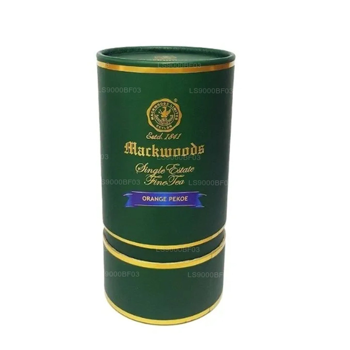 Mackwoods Single Estate, Loose Leaf, Orange Pekoe (Op) In A Cylinder (100g)