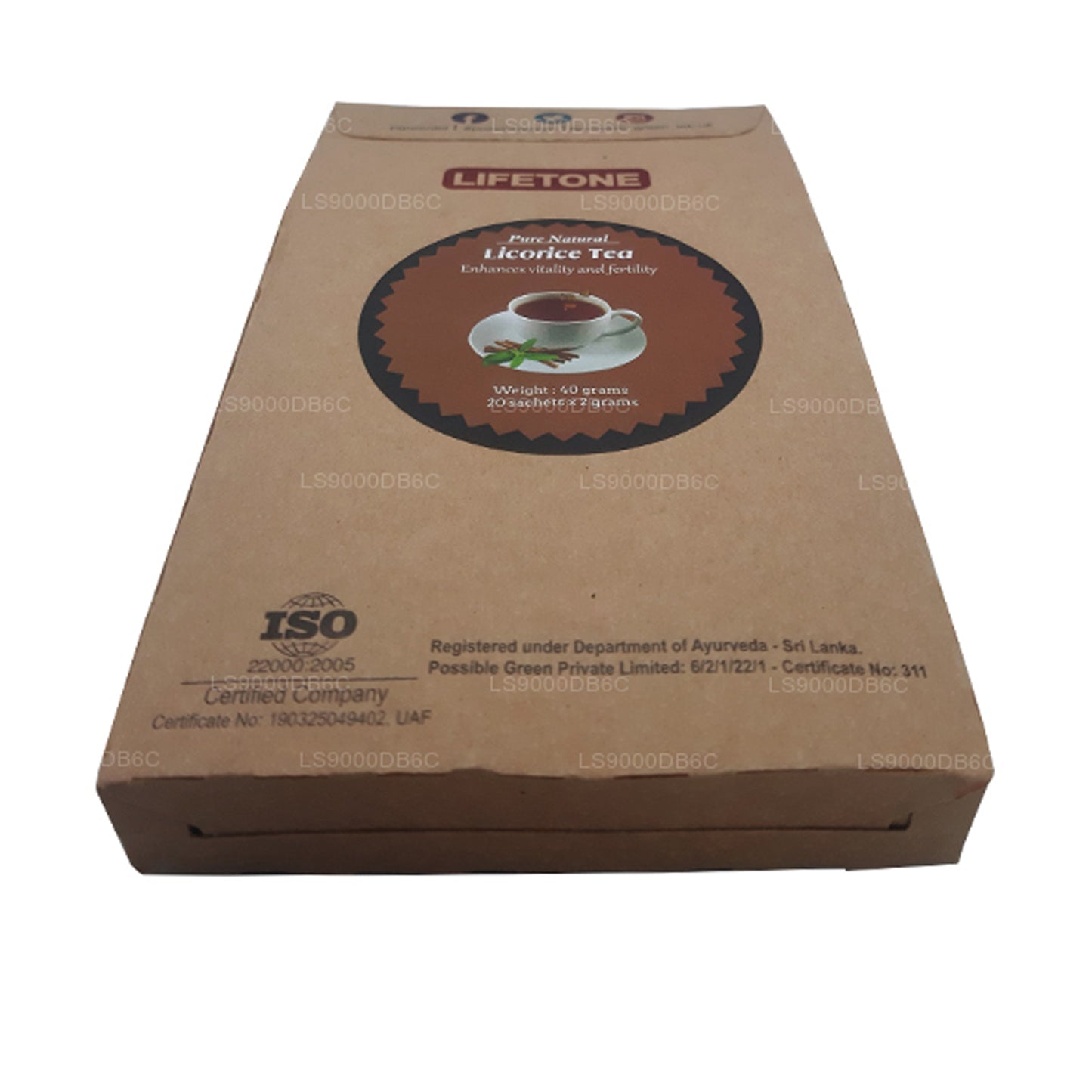 Lifetone Licorice Tea (40g) 20 Tea Bags