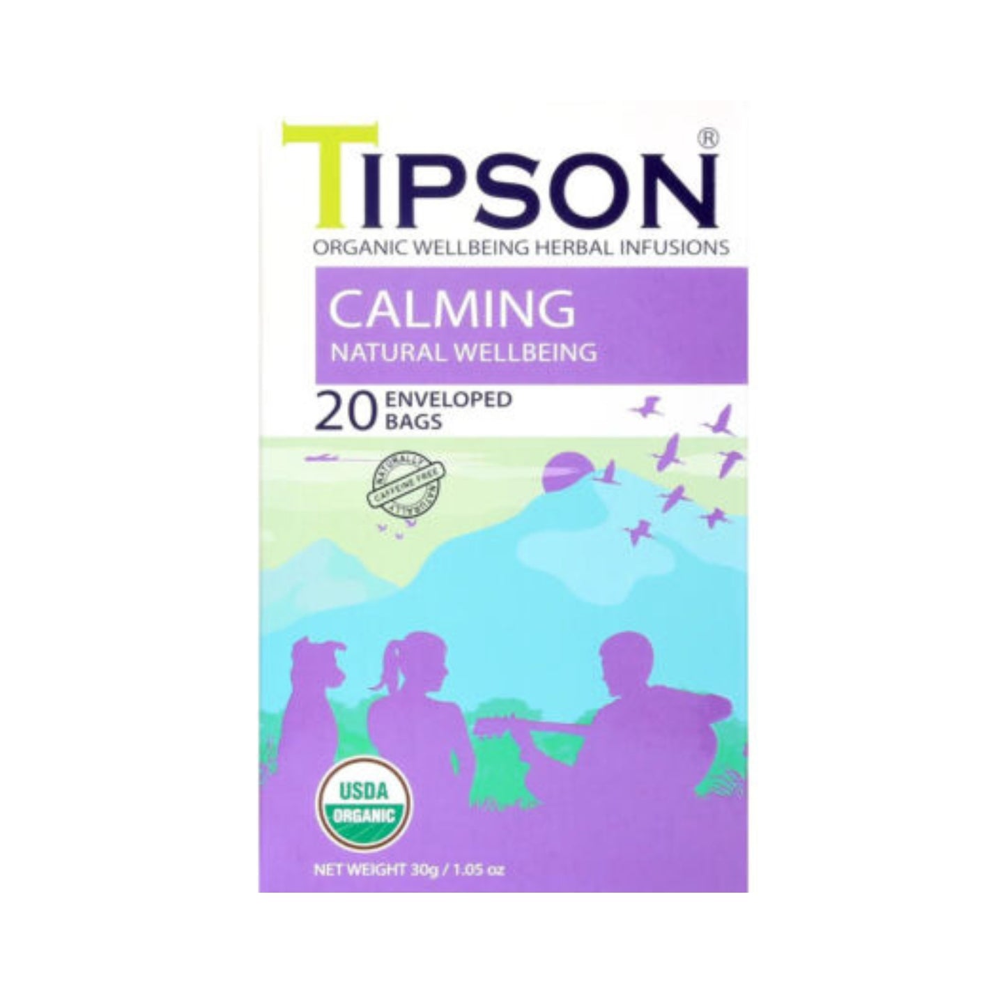 Tipson Organic Calming (30g) 20 Tea Bags