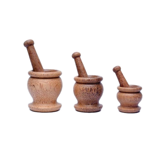 Lakpura® Wooden Mortar and Pestle