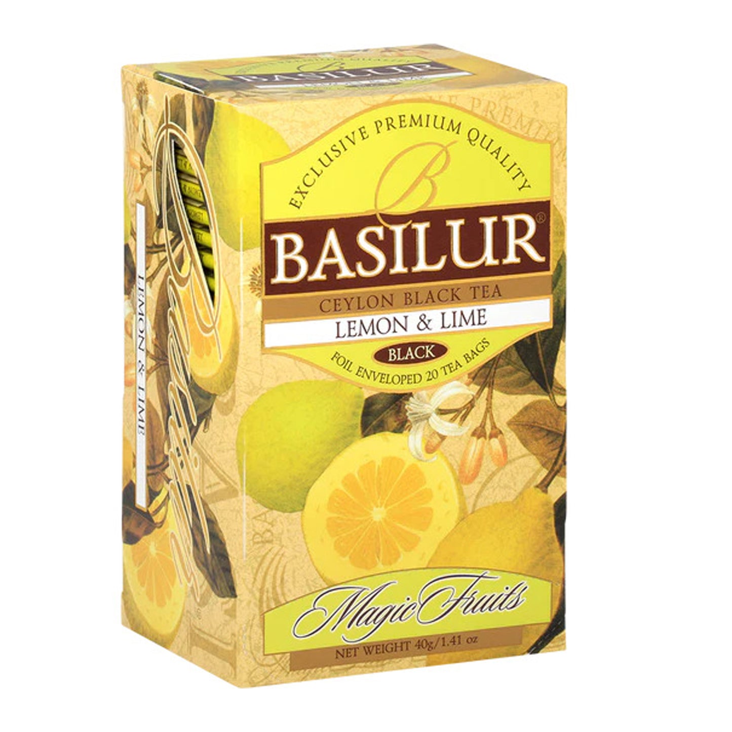 Basilur Magic Fruits Lemon & Lime Black Tea