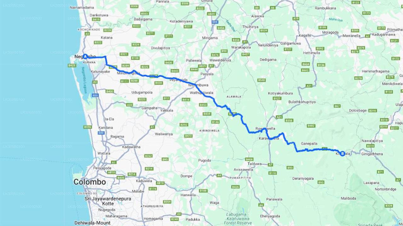 Valge vee rafting Negombost