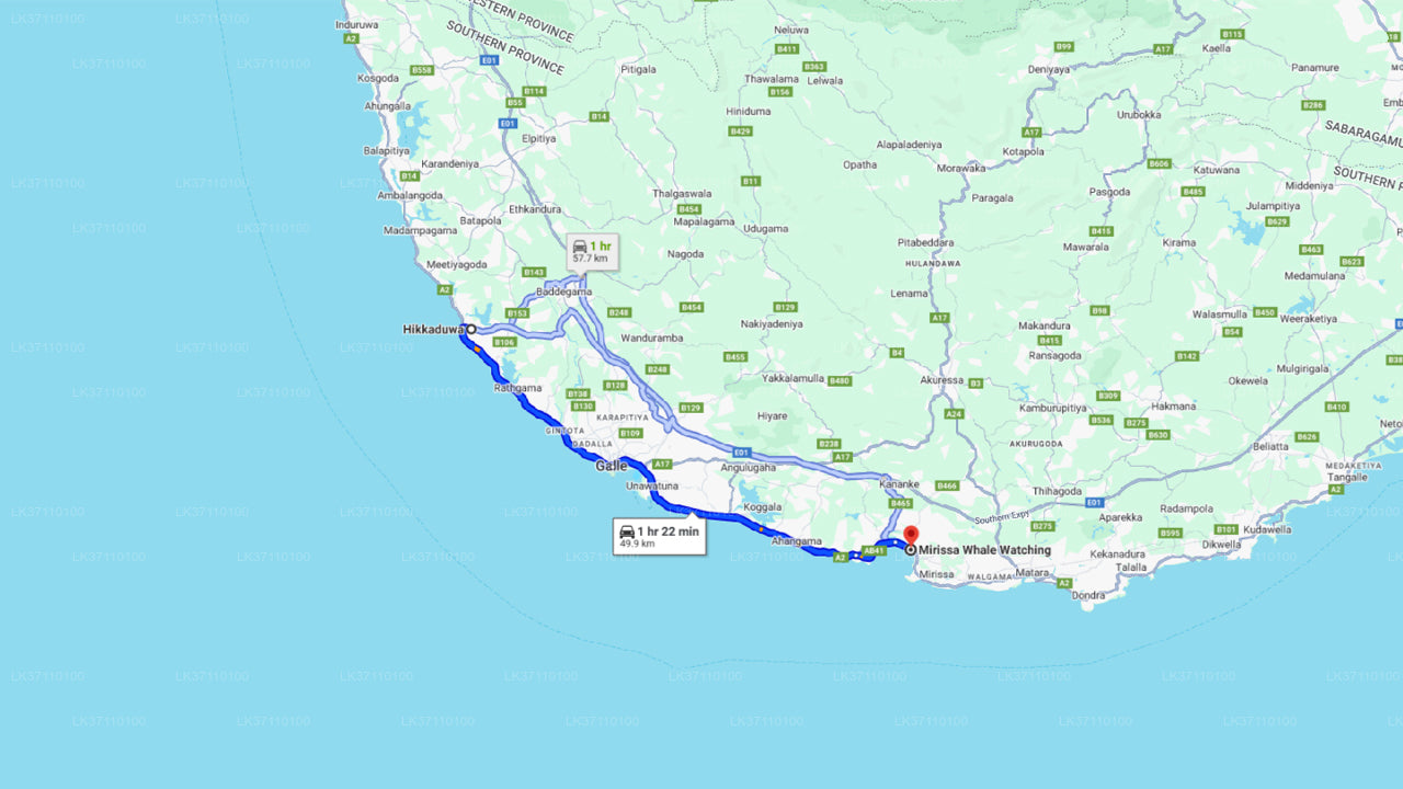 Vaalavaatlus Hikkaduwast jagatud paadis