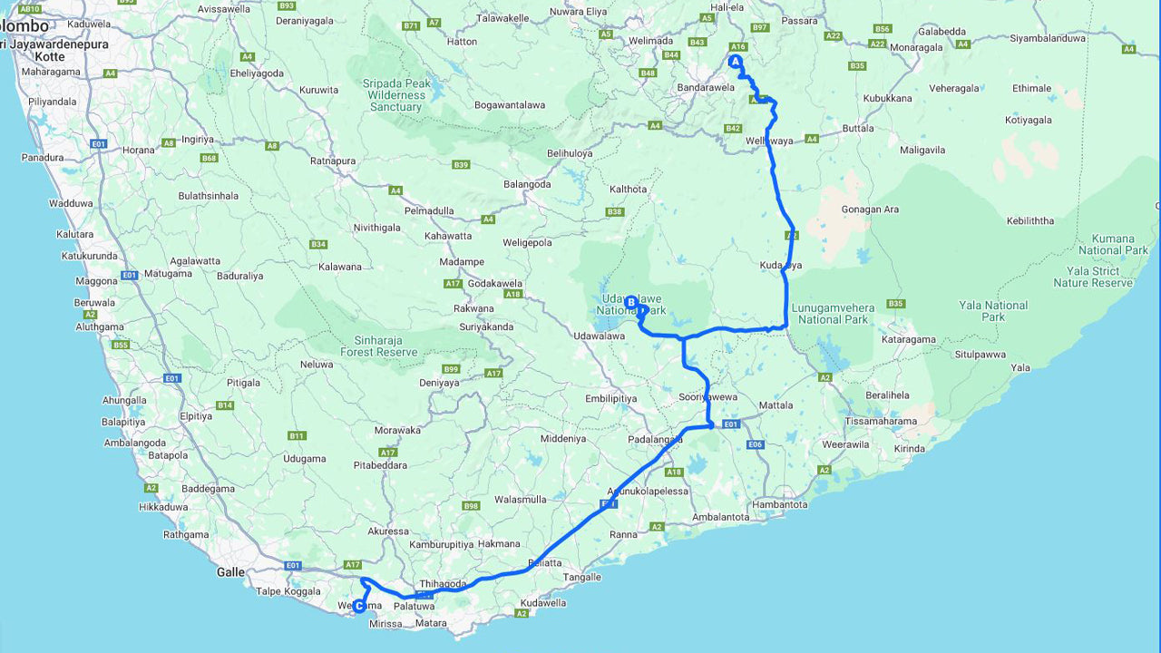 Privaatreis Ellast Weligamasse Udawalawe Safariga