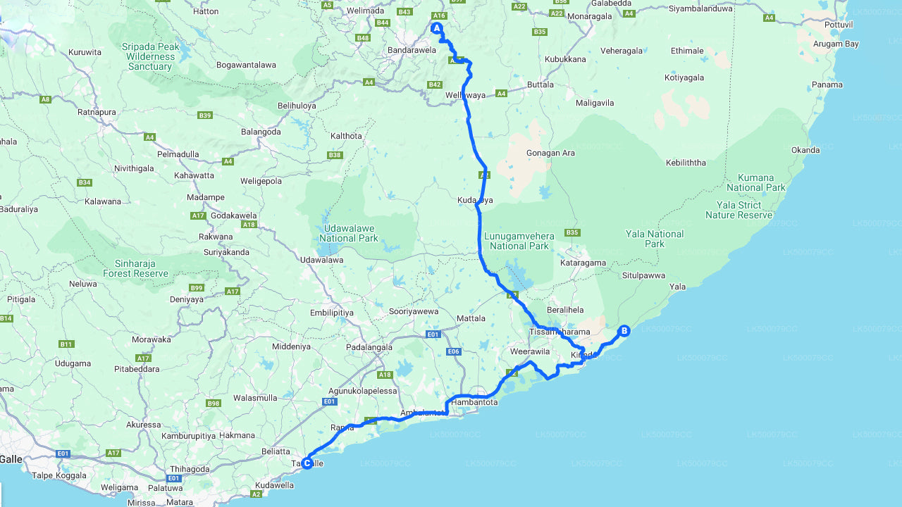 Privaatreis Ellast Tangallesse Yala Safariga