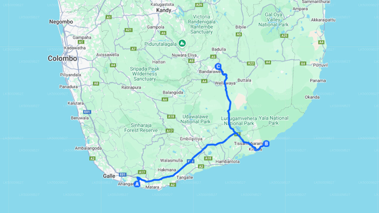 Privaatreis Weligamast Ellasse Yala Safariga