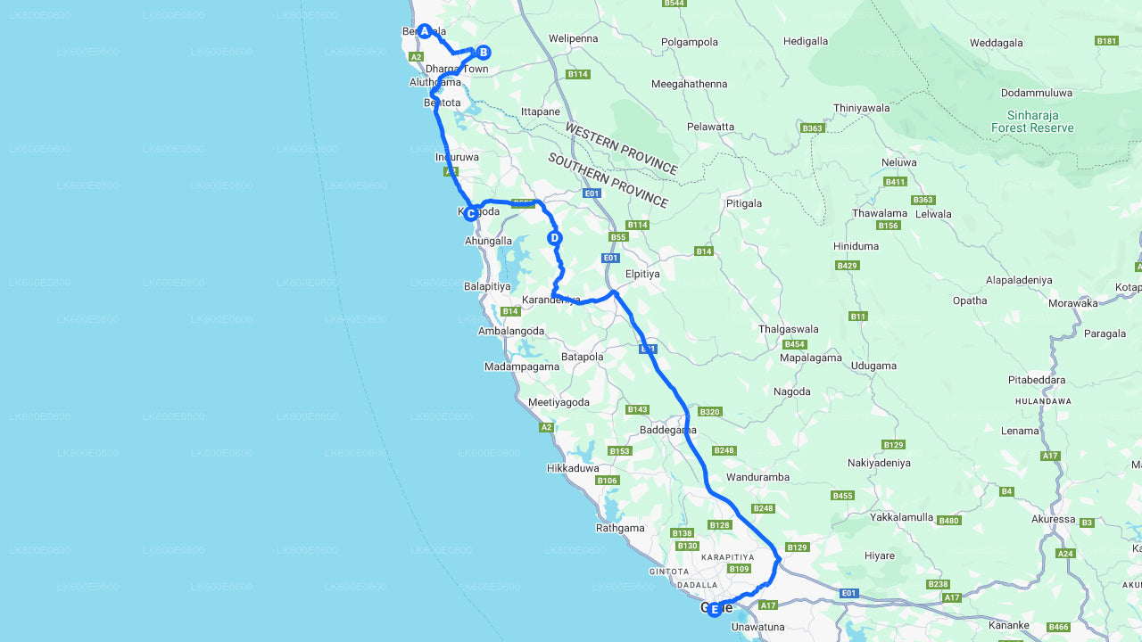 Bentota linnaekskursioon ja Galle Beruwalast