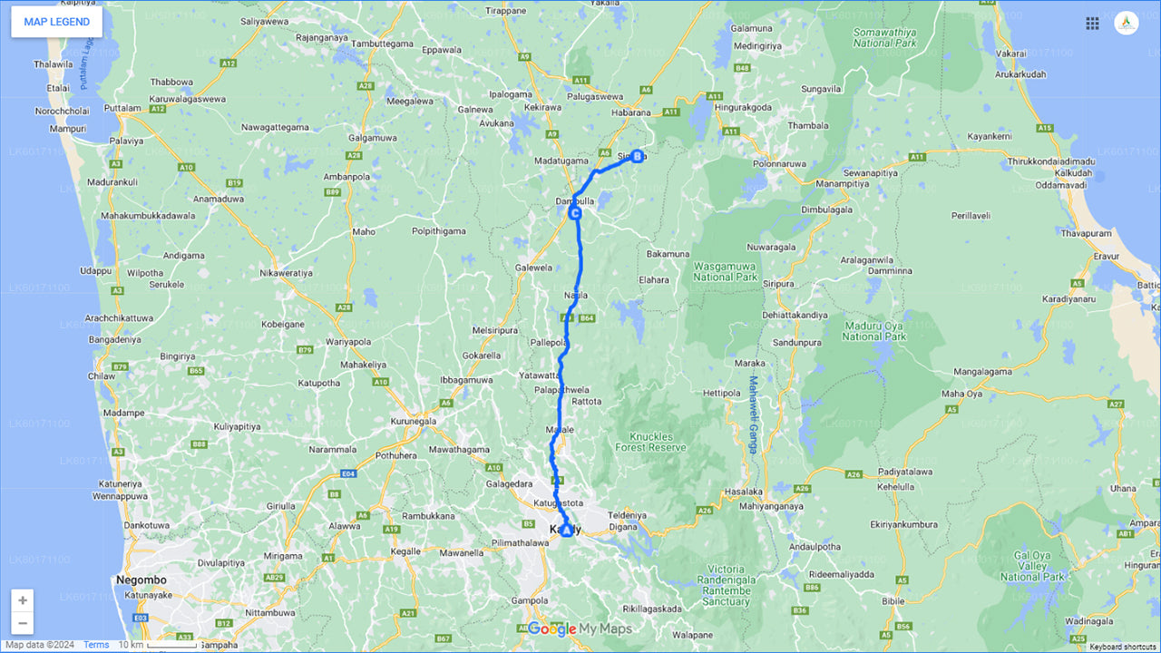 Sigiriya ja Dambulla Kandyst