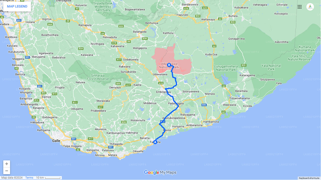 Udawalawe rahvuspargi safari Tangallest