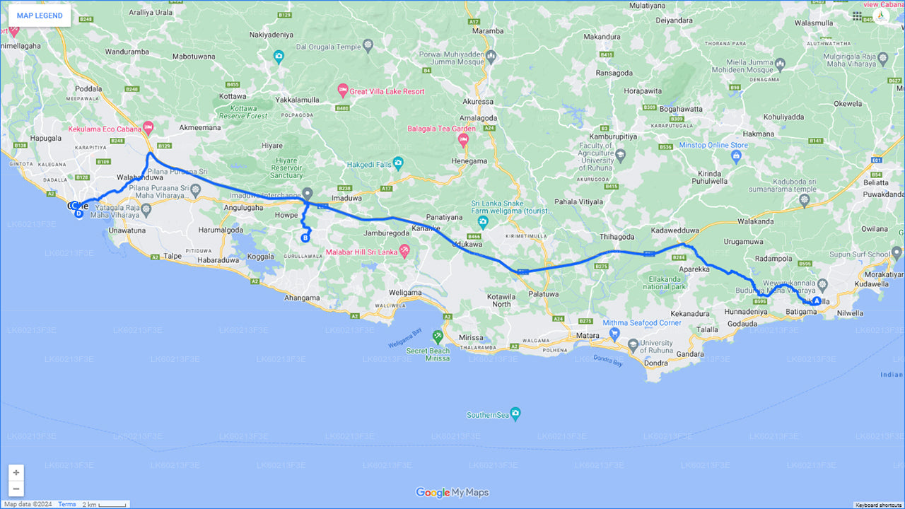 Handungoda ja Galle Dikwella linnast (privaatne päevareis)