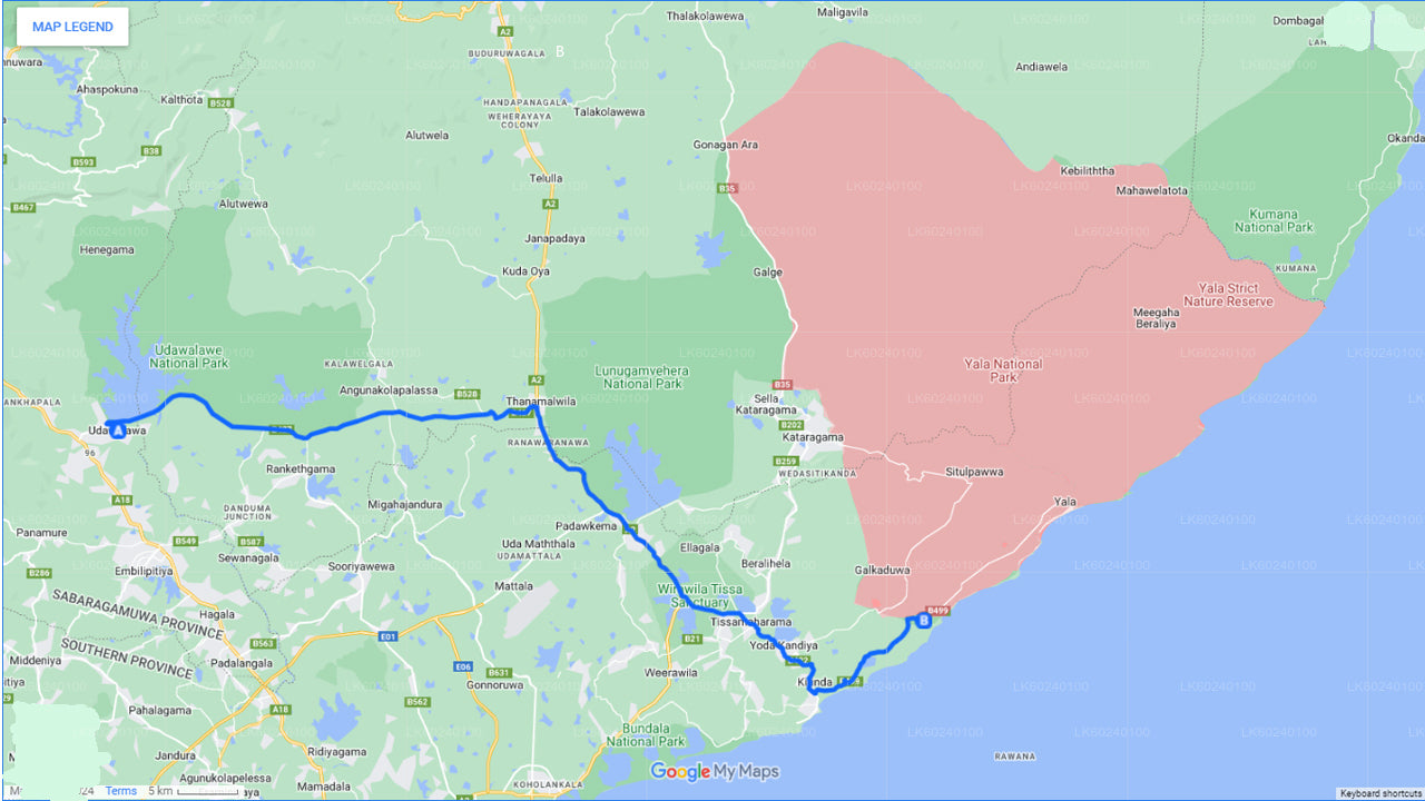 Yala rahvuspargi safari Udawalawest