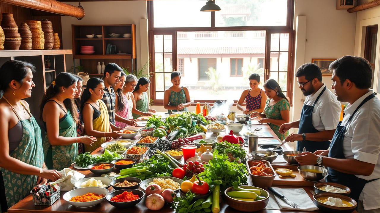 Turutuur ja Sri Lanka kokanduskursus Unawatunast