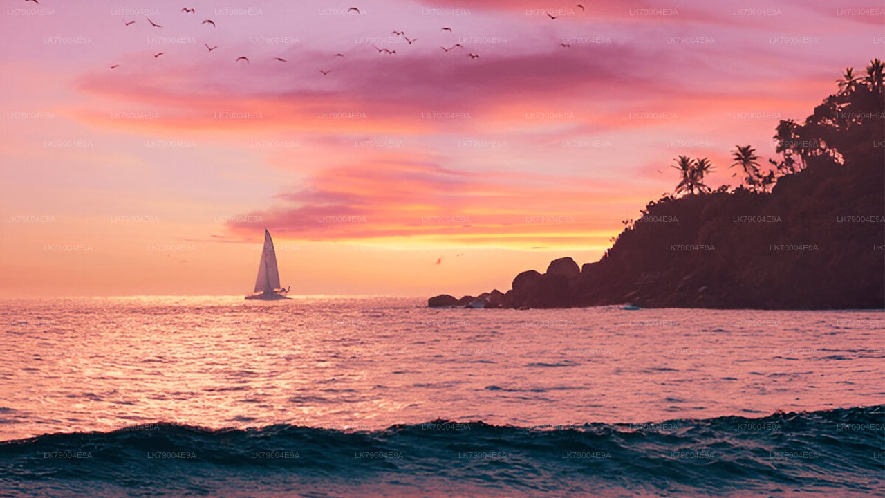 3-tunnine jagatud päikeseloojangukruiis Galle'ist