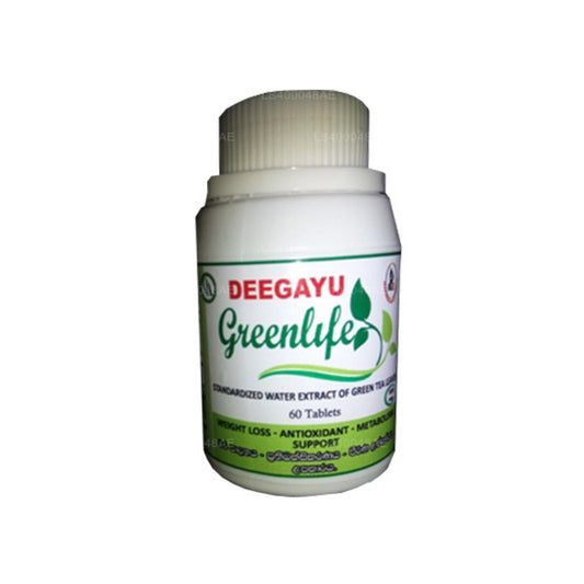 Deegayu Greenlife rohelise tee ekstrakti tabletid (60 tabletti)