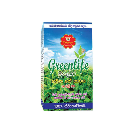 Deegayu Green Life loodusliku rohelise tee ekstrakti kapslid (30 kapslit)