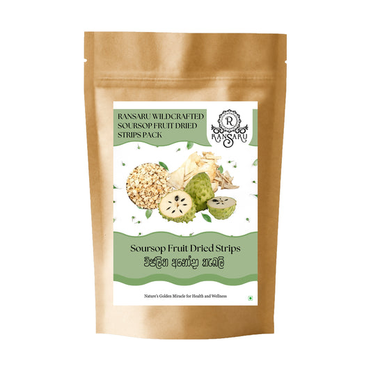 Ransaru Wildcrafted Soursop Fruit Dried Strips Pack