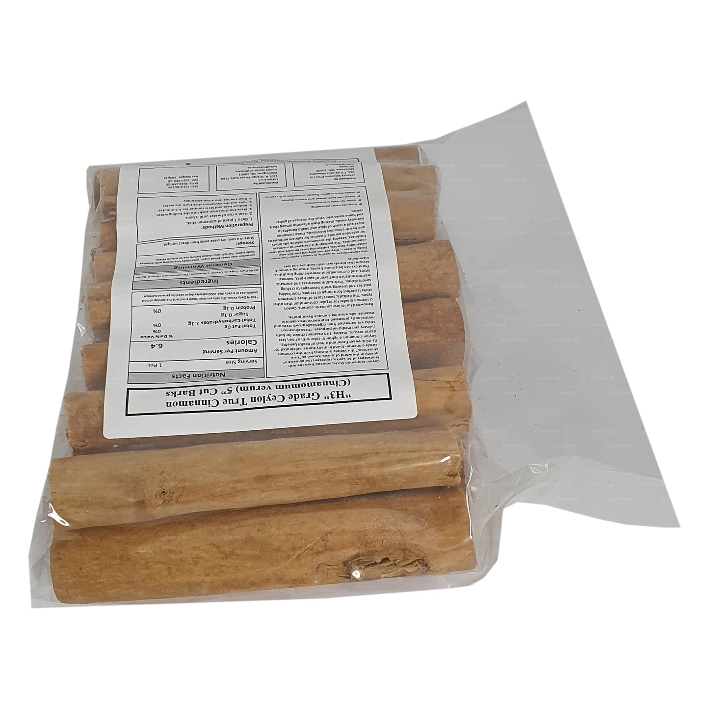 Lakpura® "H3" Grade Ceylon True Cinnamon Barks 5" Cut Pack