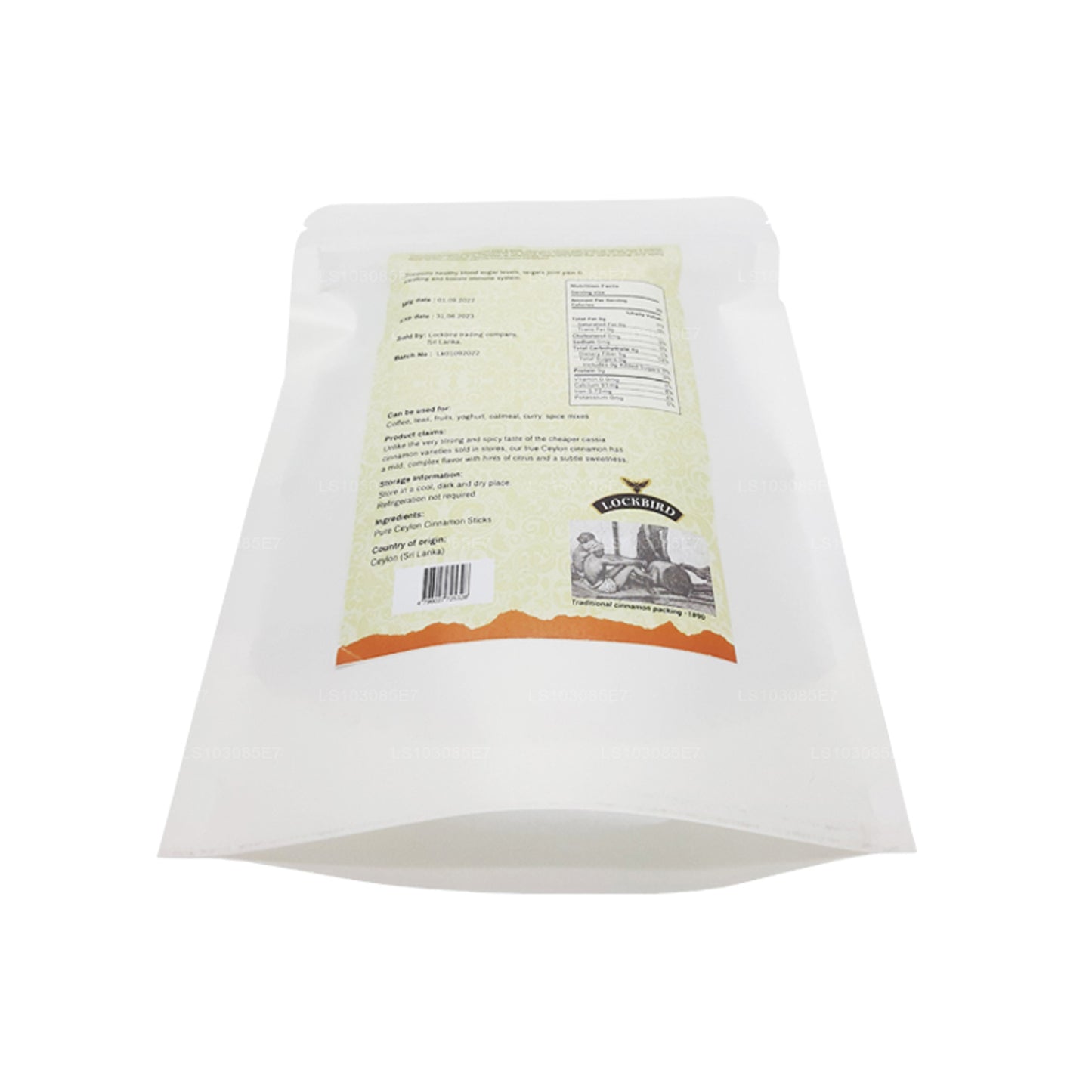Lockbird Pure Ceylon Cinnamon Sticks (100g)