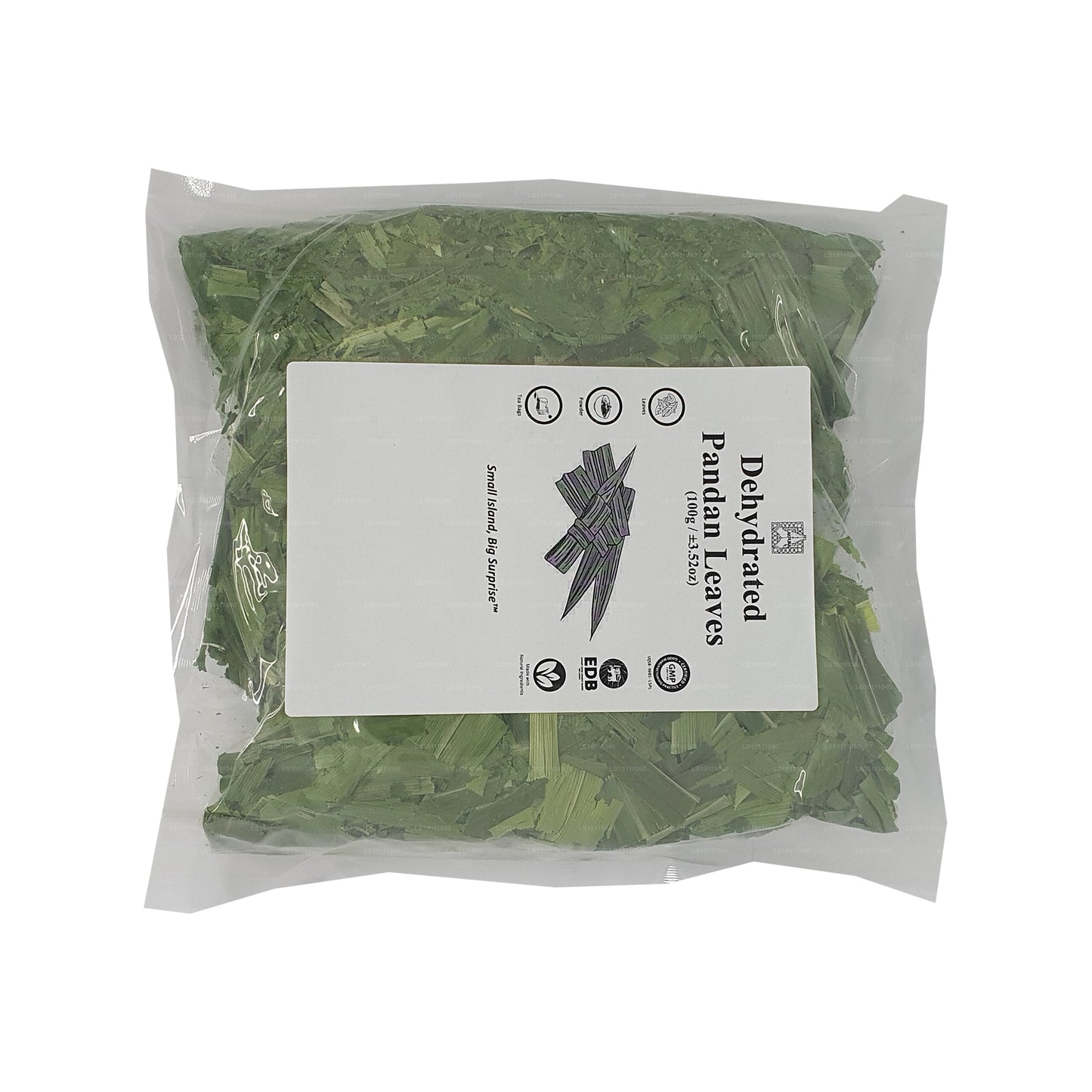 Lakpura® Dehydrated Pandan (Rampe) Leaves