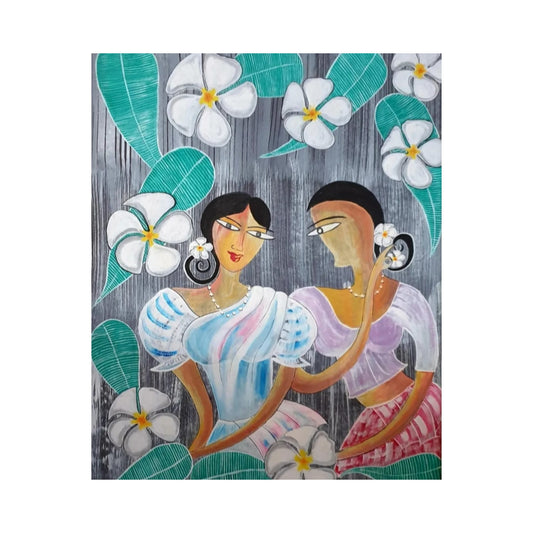 Lakpura® Lilled Lillede Seas Seinakunst