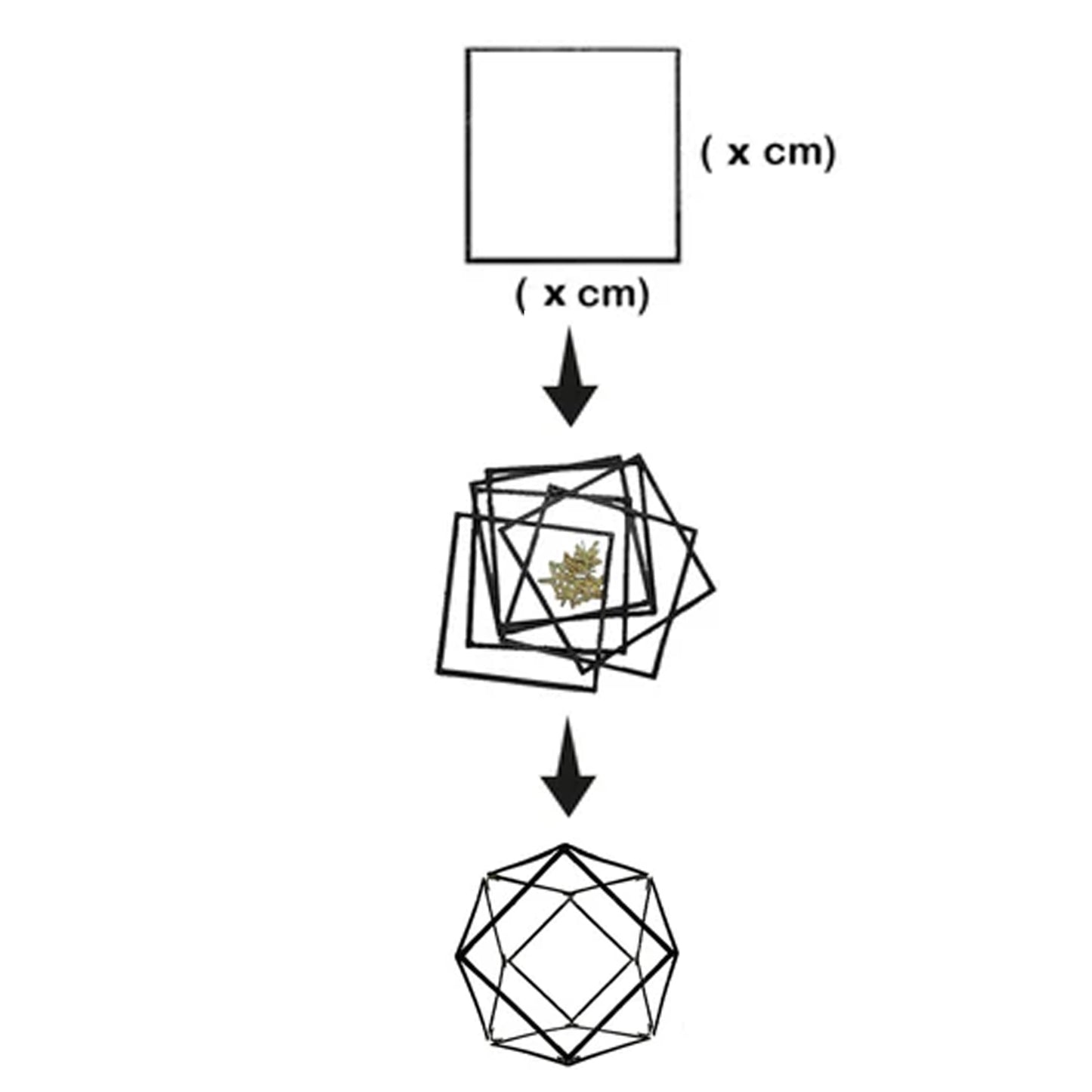 Vesak latern (Atapattam Kudu) plastilise struktuuriga