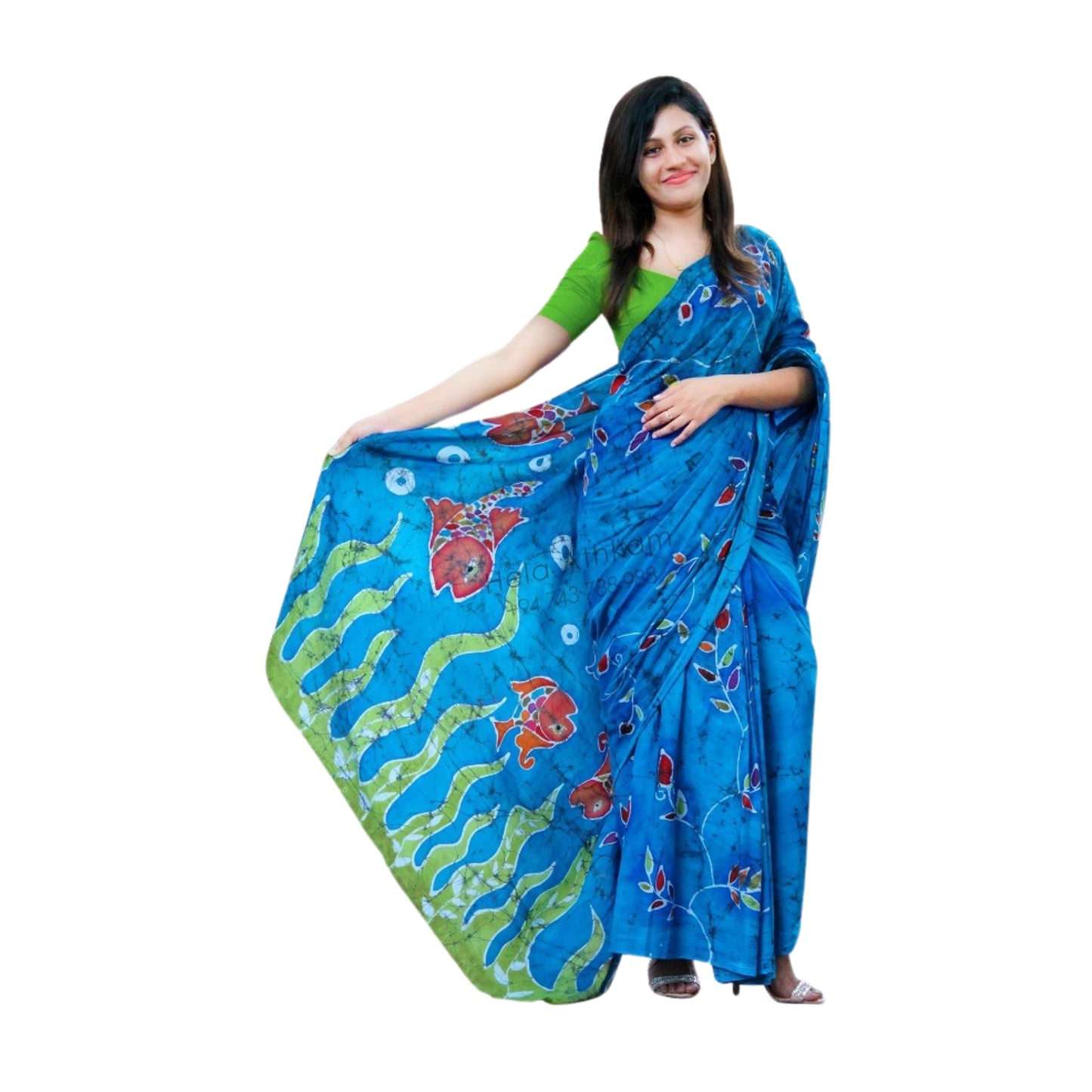Lakpura Batik Saree (Design S804)
