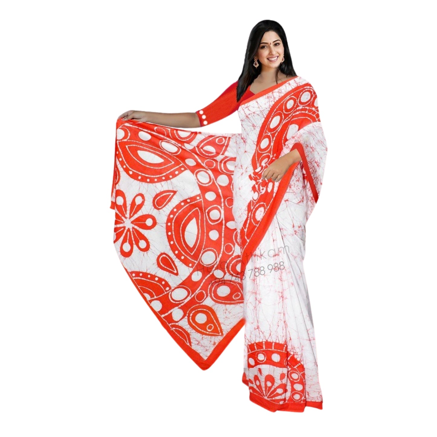 Lakpura Batik Saree (Design S623)