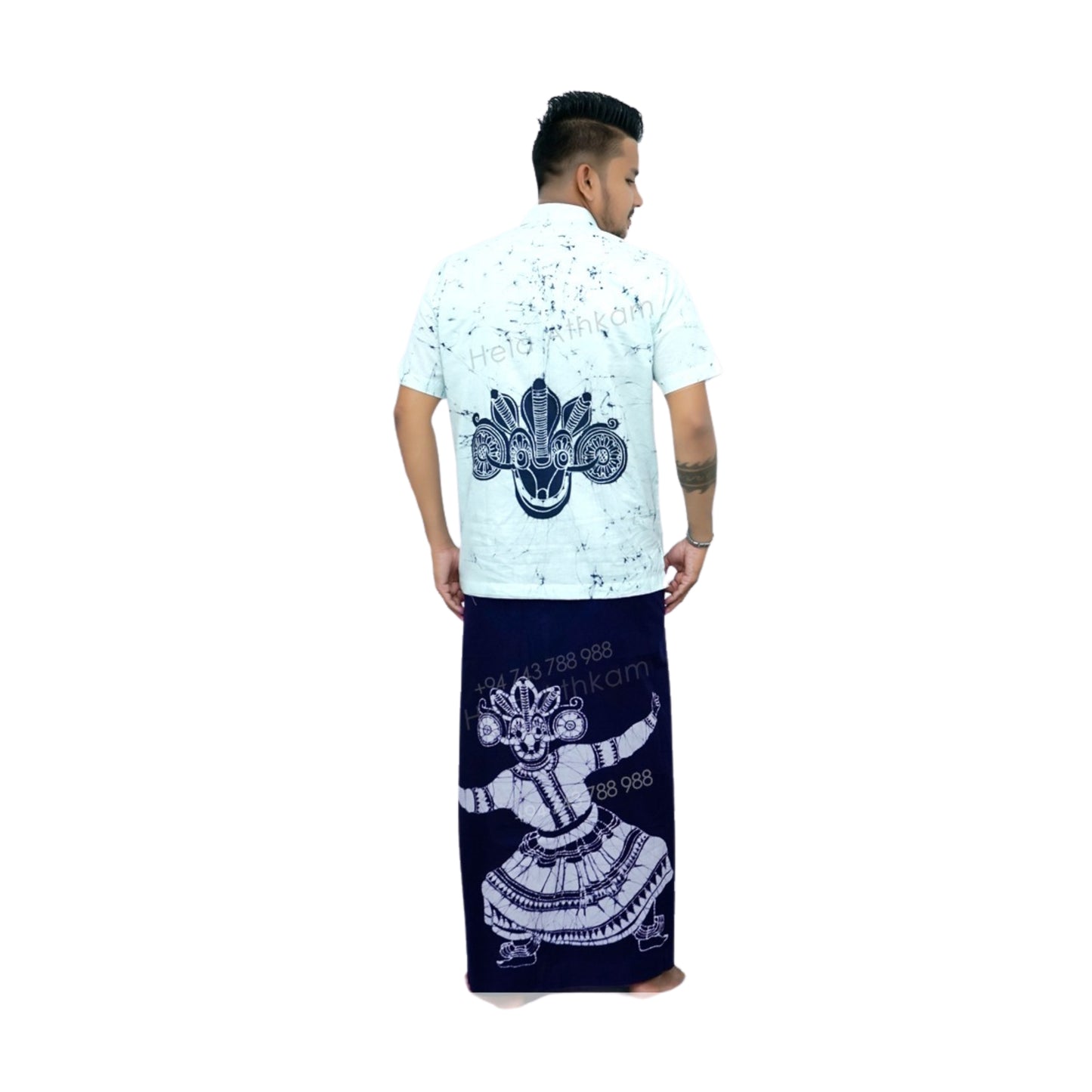 Lakpura® Batik Särk ja Sarong (Disain AB222)