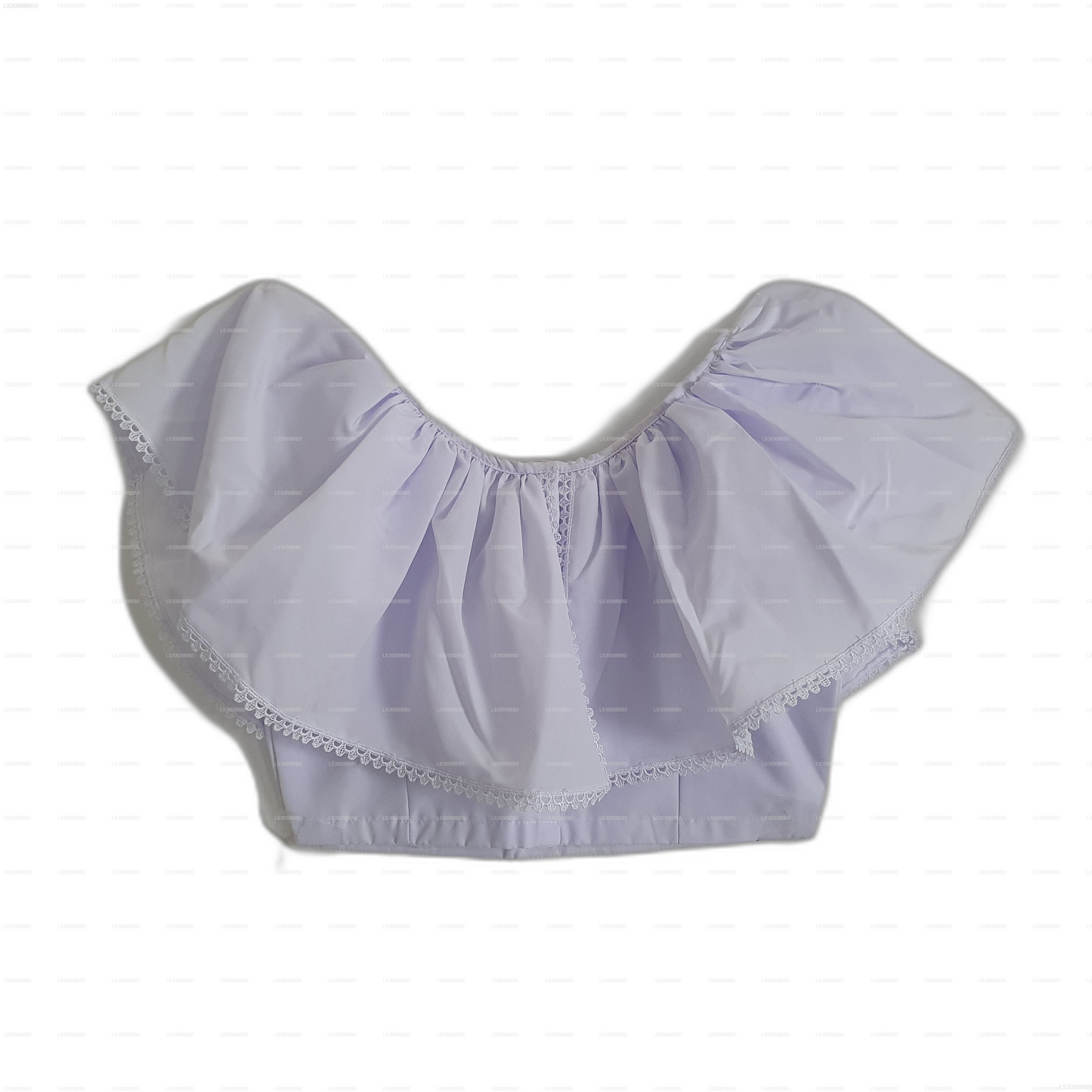 Lakpura® laste valge lamasaree (poolsaree)