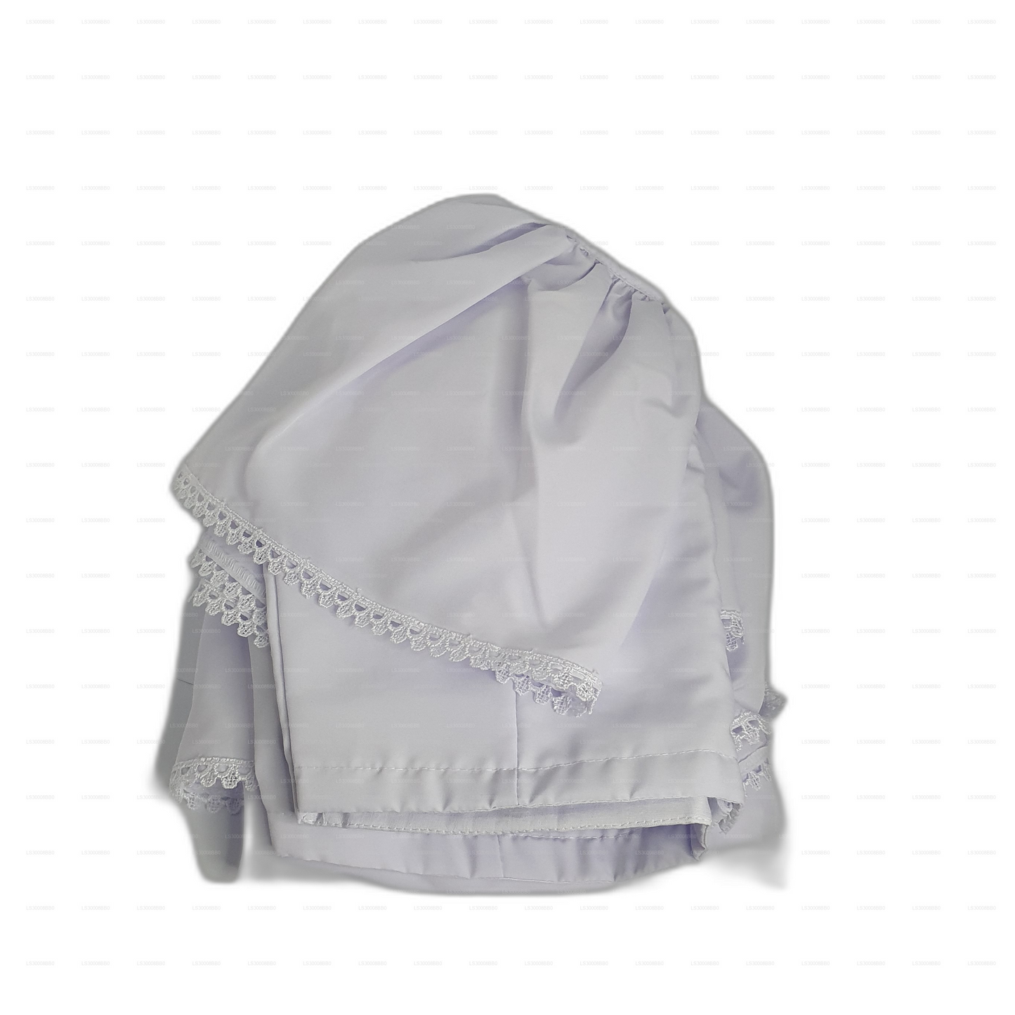 Lakpura® laste valge lamasaree (poolsaree)