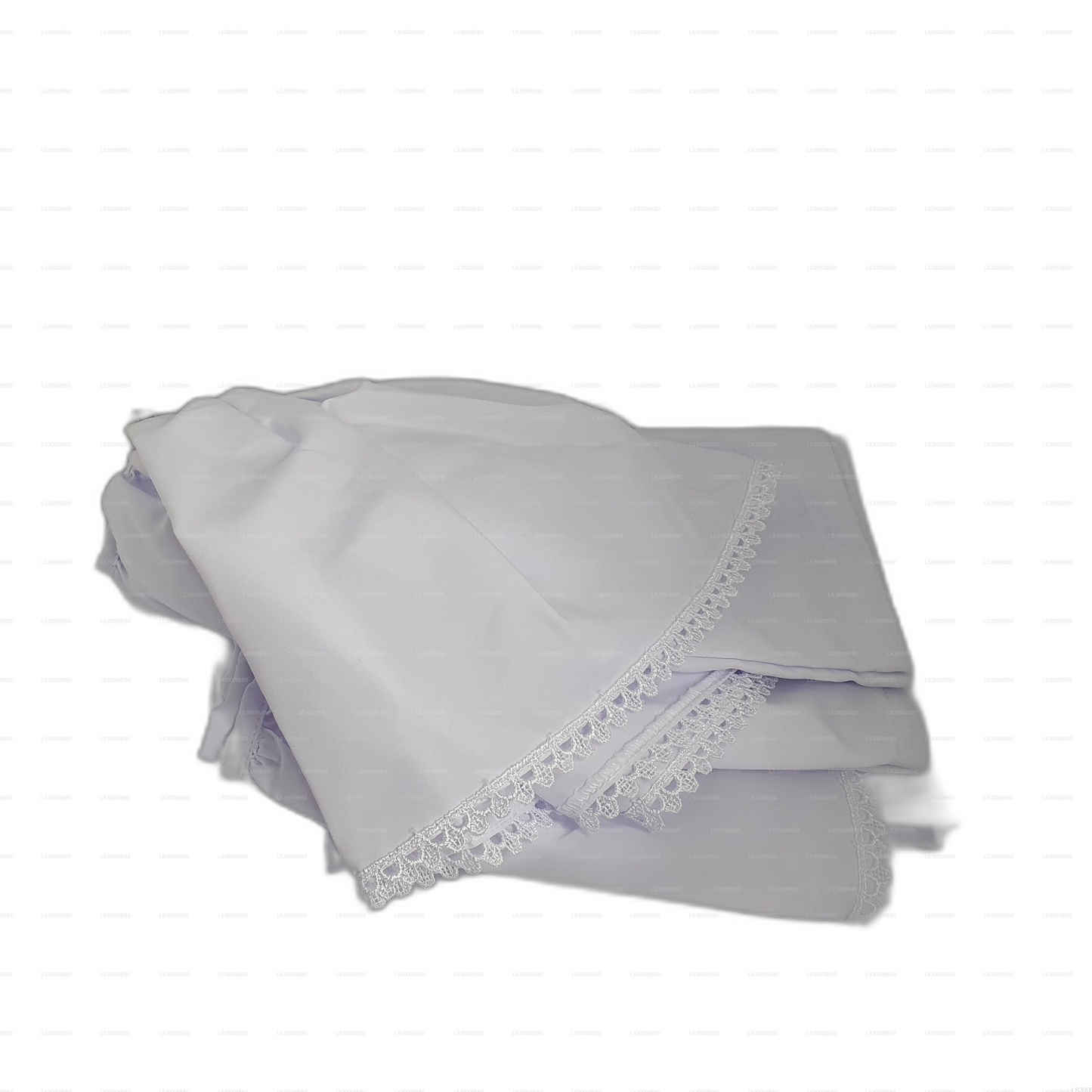 Lakpura® laste valge lamasaree (poolsaree)