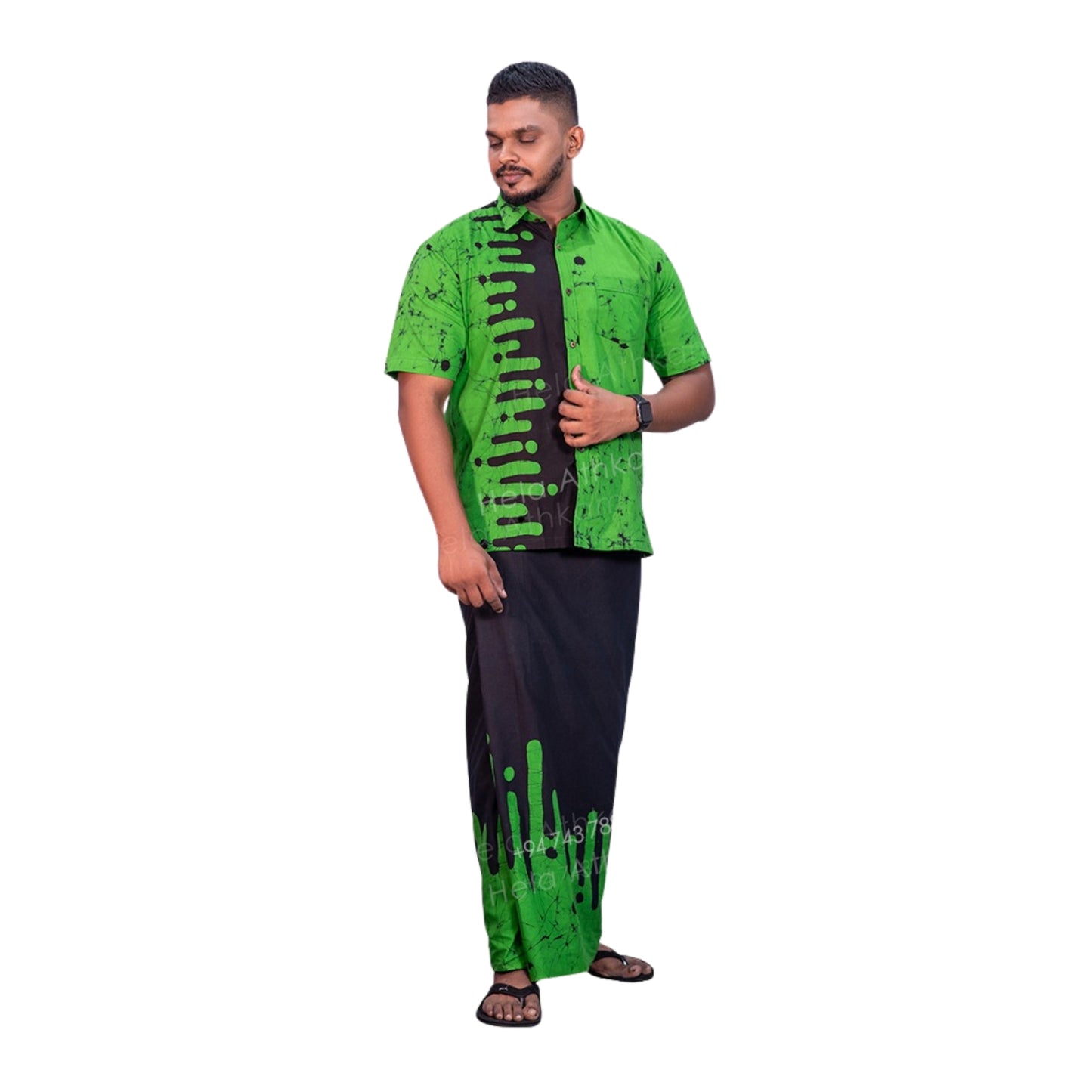 Lakpura® Batik Särk ja Sarong (Disain AB222)