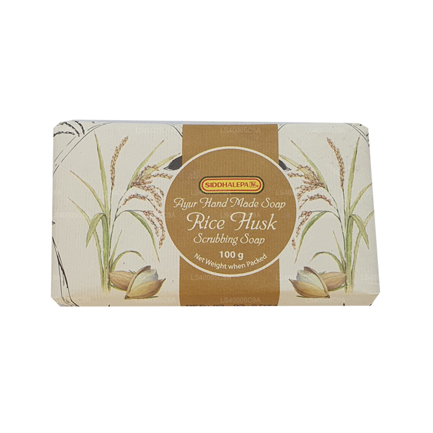Siddhalepa  Ayur Handmade Rice Husk Scrubbing Soap (100g)