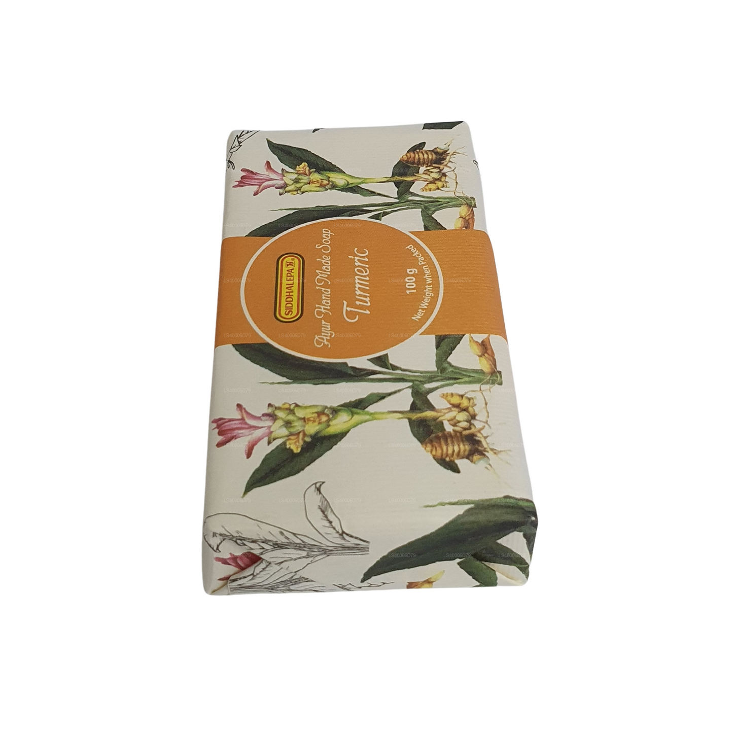 Siddhalepa käsitsi valmistatud seep - kurkum (100g)