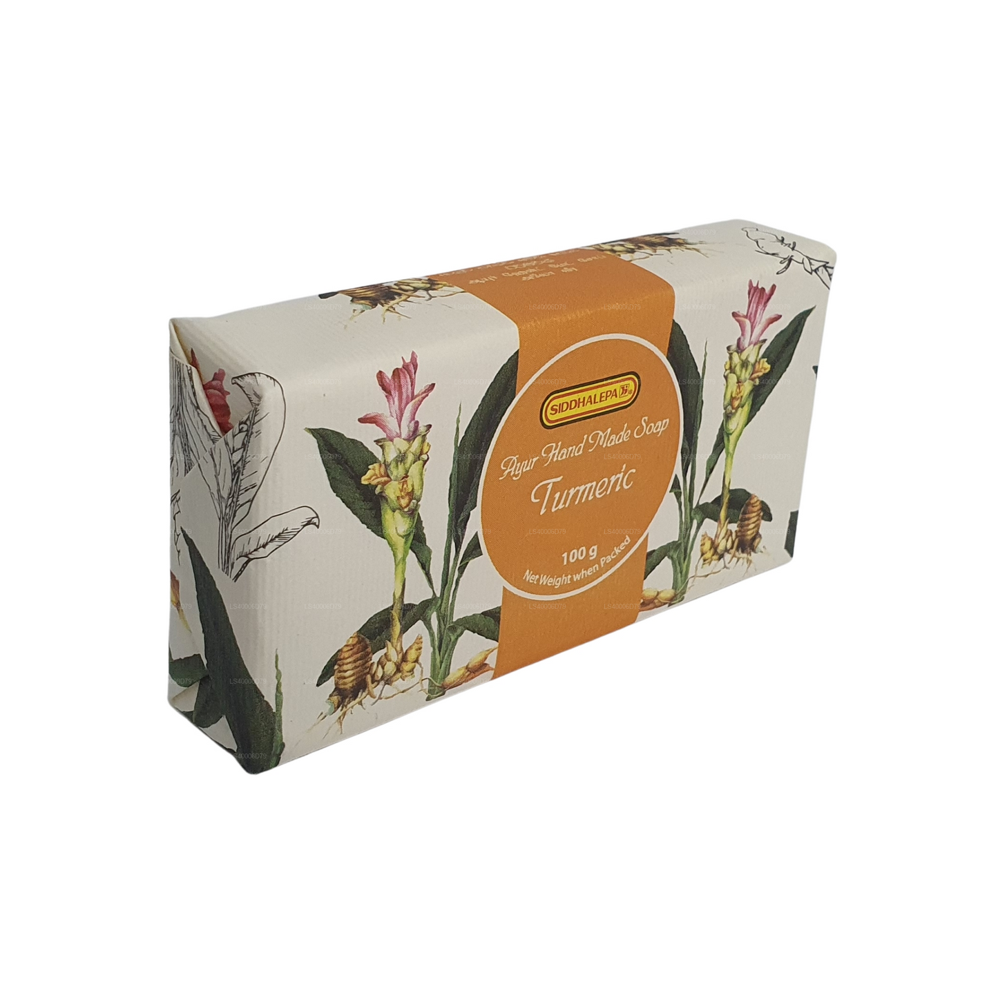 Siddhalepa käsitsi valmistatud seep - kurkum (100g)