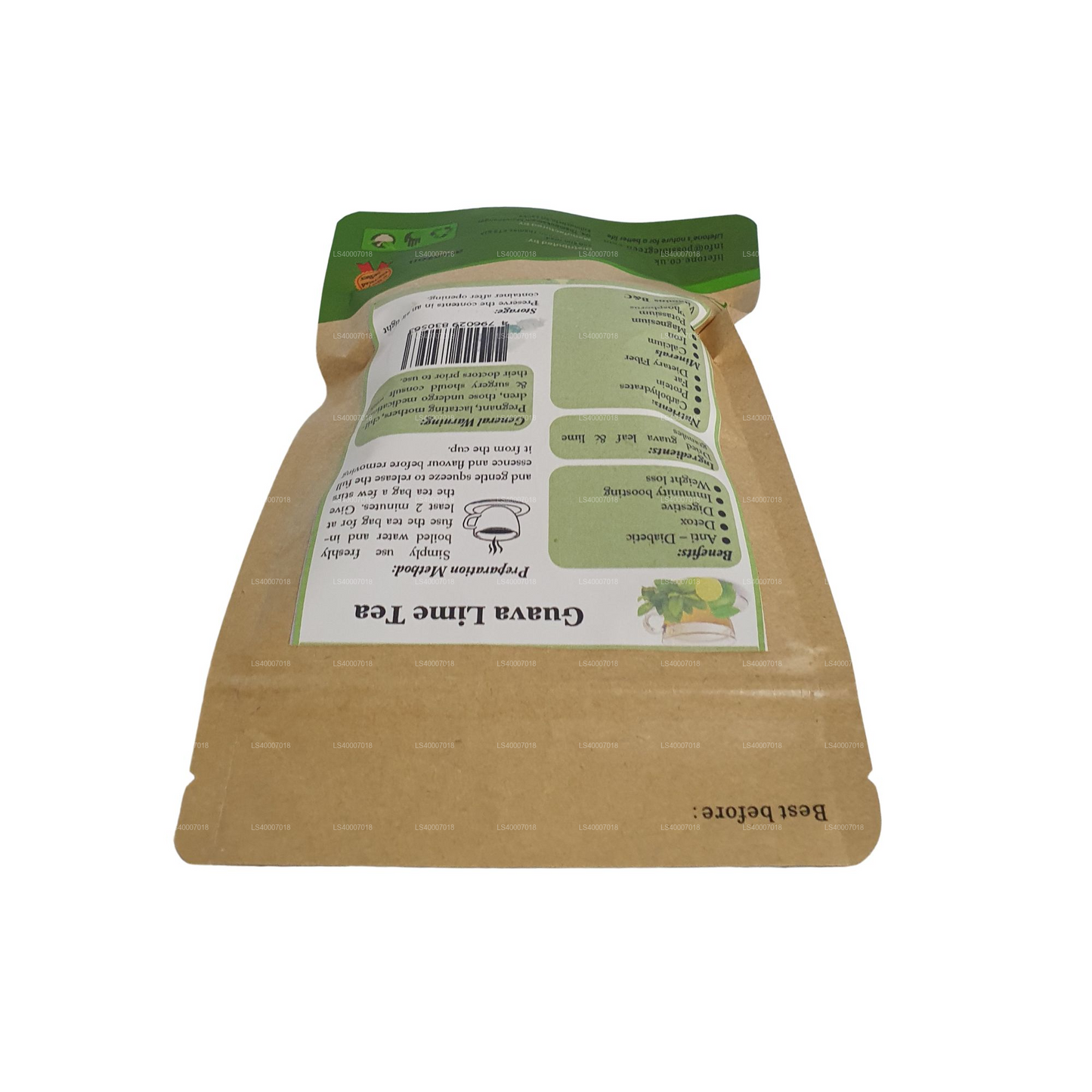 Lifetone Guava Leaf Lime Tea (30g) 20 Tea Bags