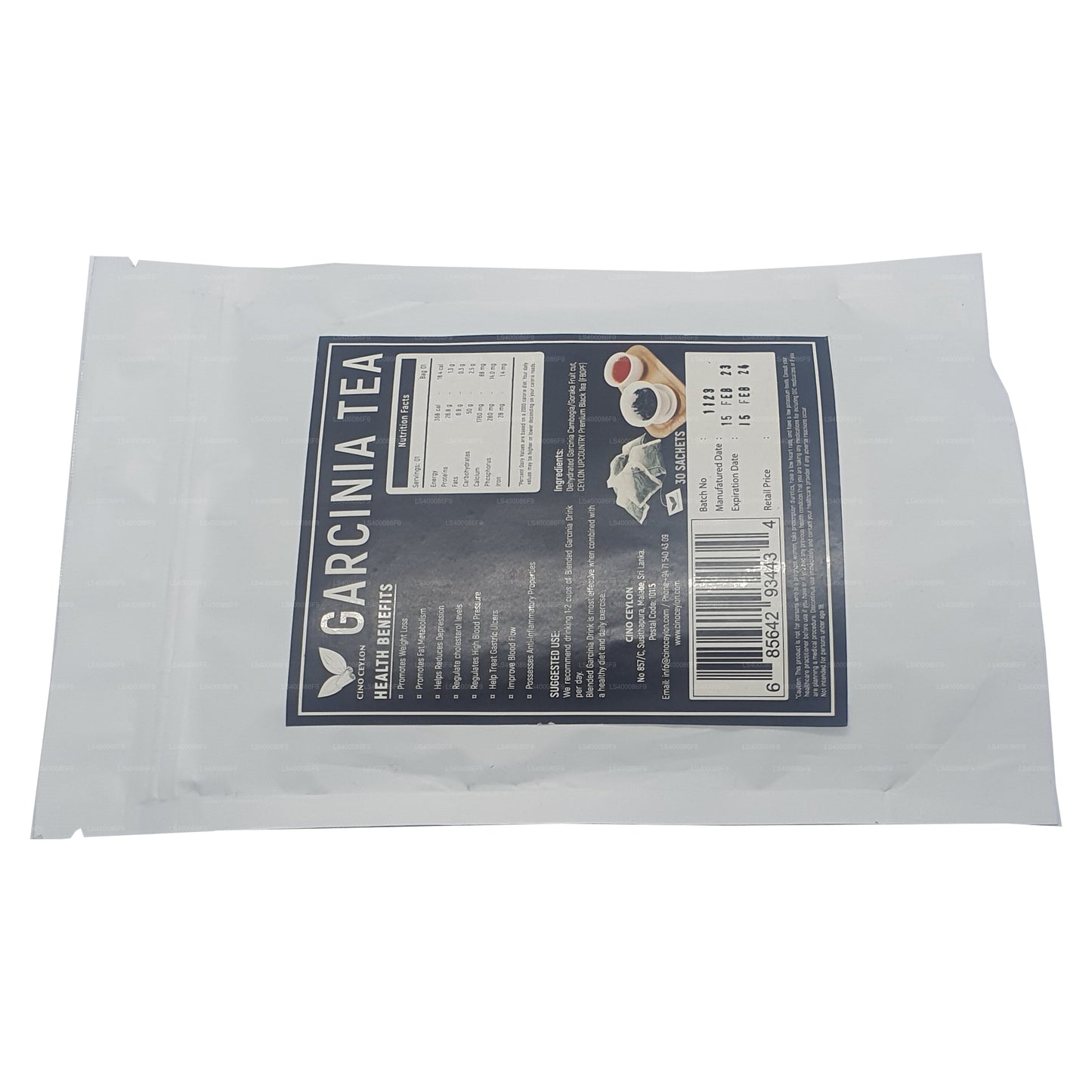 Cino Ceylon Garcinia Tea (30 Tea Bags)