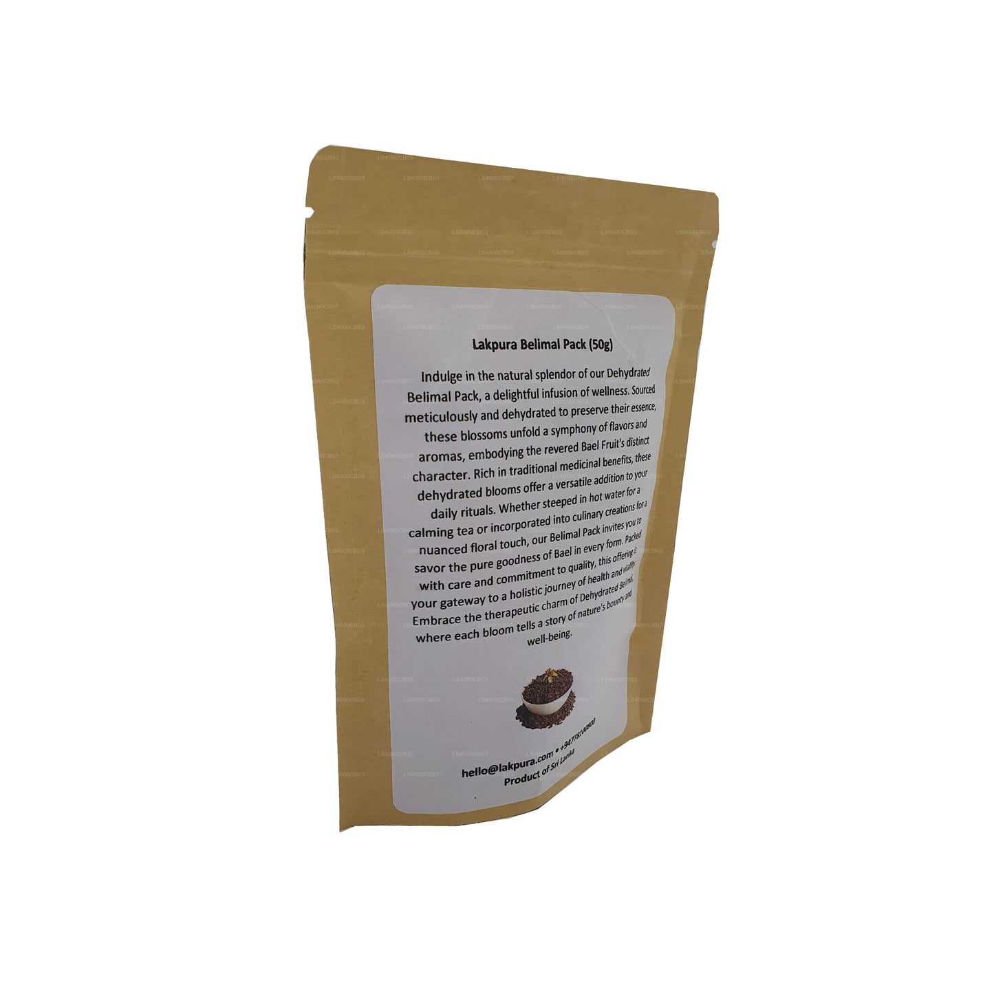 Lakpura kuivatatud Belimal (Aegle Marmelos) lilled