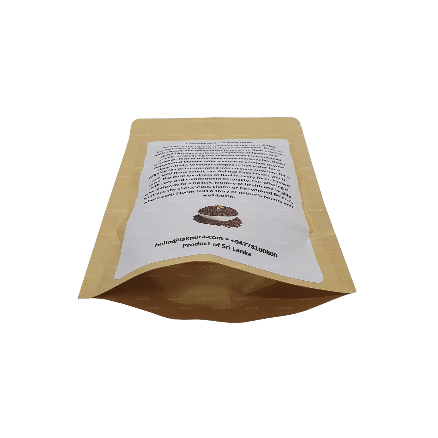 Lakpura kuivatatud Belimal (Aegle Marmelos) lilled