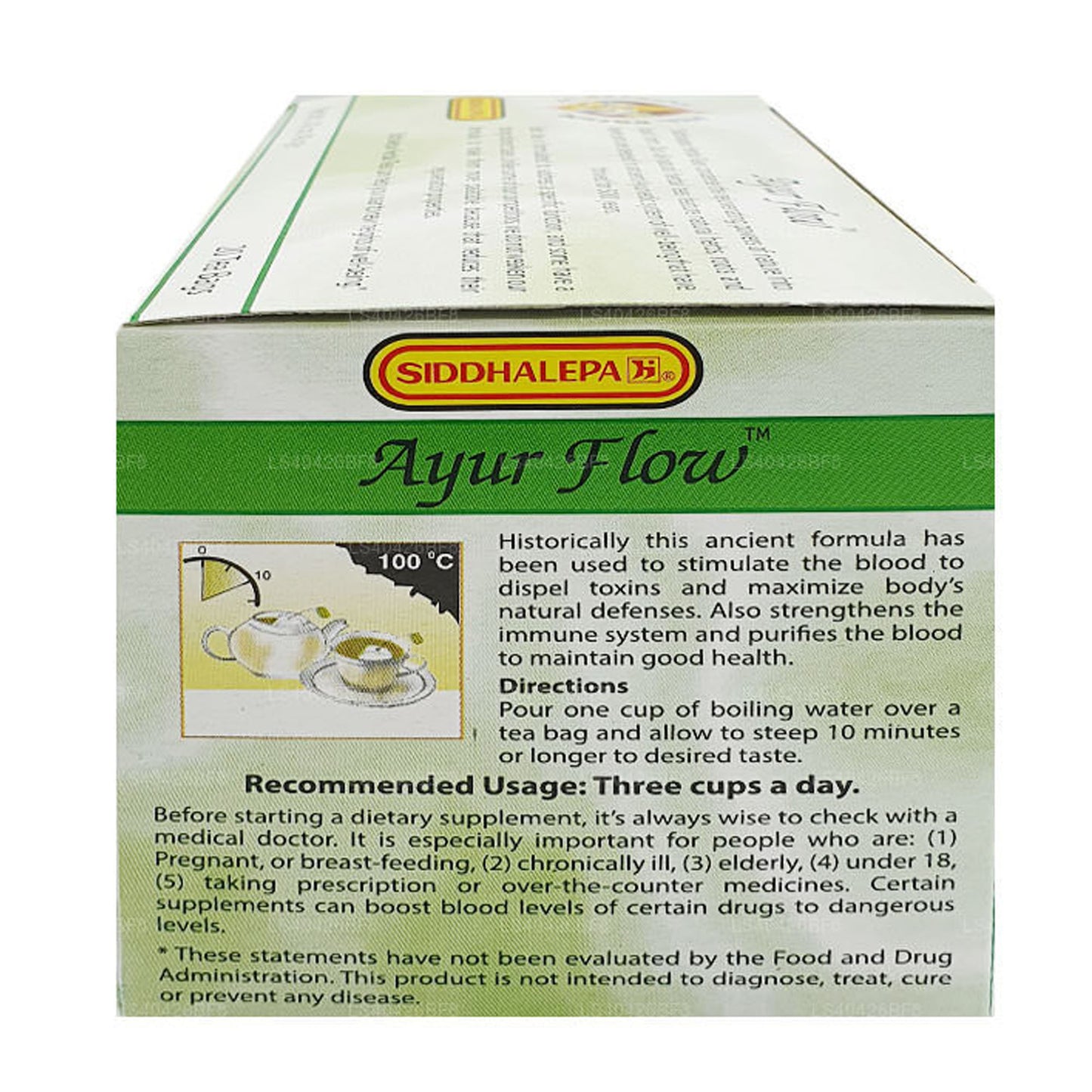 Siddhalepa Ayur Flow Tea (20 Tea Bags)